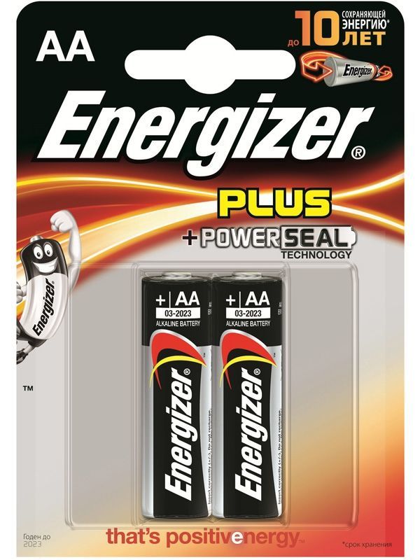 купить Элемент питания LR6 AA Energizer POWER  Alkaline 2 штуки в блистере в Алматы
