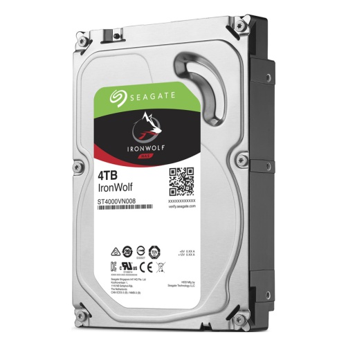 купить Жёсткий диск HDD 4TB SEAGATE 5900RPM 6GB/S 64MB  IronWolfS T4000VN008  SEAGATE в Алматы
