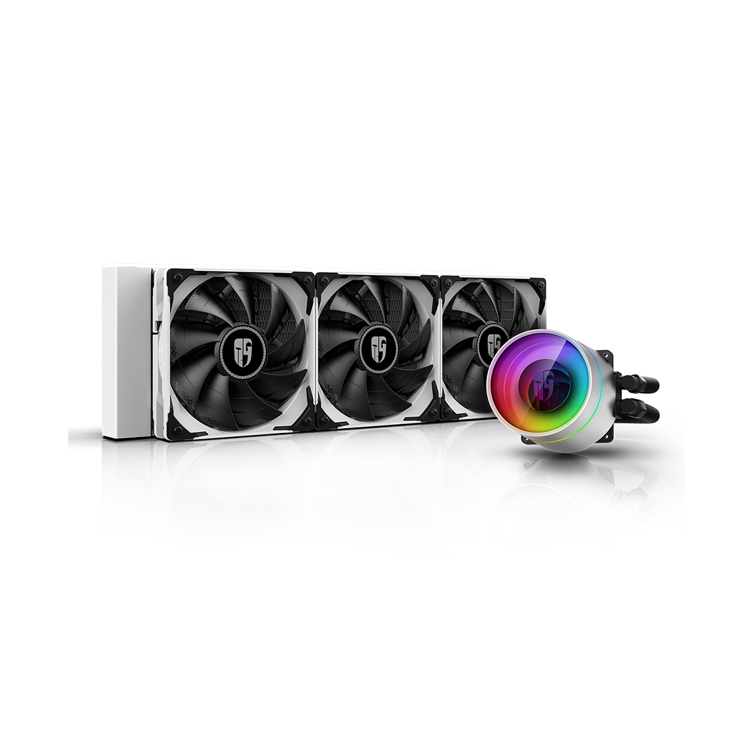 купить Кулер с водяным охлаждением Deepcool CASTLE 360EX WH в Алматы