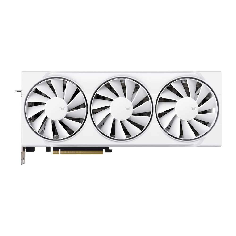 купить XFX Swift AMD Radeon RX 9070 OC White Triple Fan Gaming Edition with 16GB GDDR6 HDMI 3xDP, AMD RDNA 4 в Алматы