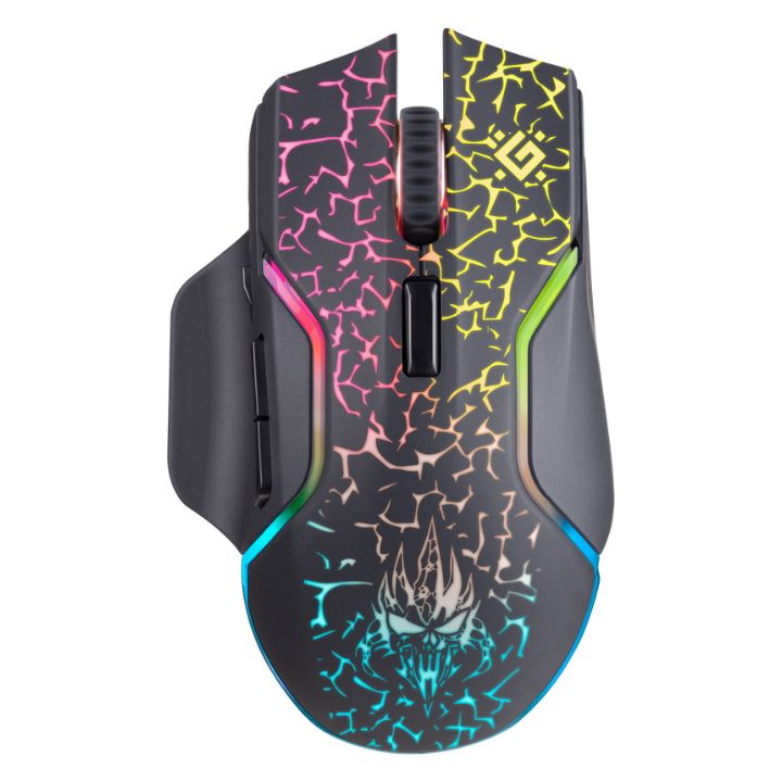купить Мышь беспроводная игровая Defender Oneshot GM-067, RGB, 6кнопок,3200dpi в Алматы