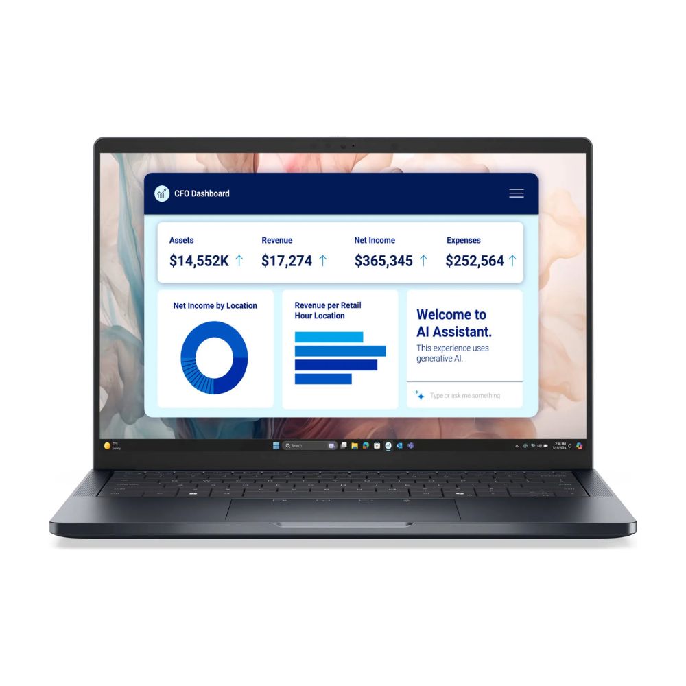 Купить Ноутбук Dell Pro 14 Premium PA14250, Core Ultra 5 236V/14*FHD /16GB/512GB/Arc Graphics 130V/W11Pro 210-BPFG в Алматы