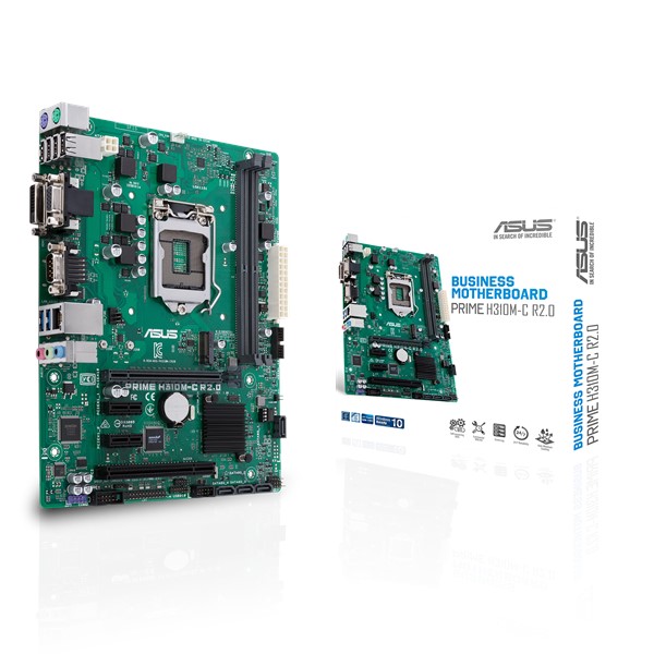купить Сист. плата Asus PRIME H310M-C R2.0, H310, S1151, 2xDIMM DDR4, PCI-E x16, 2xPCI-E x1, 1xPCI, 4xSATA, M.2, DVI, VGA, uATX в Алматы