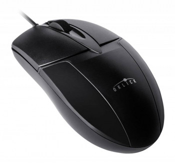 купить Мышь Oklick 145M черный оптическая (1000dpi) USB (3but) в Алматы