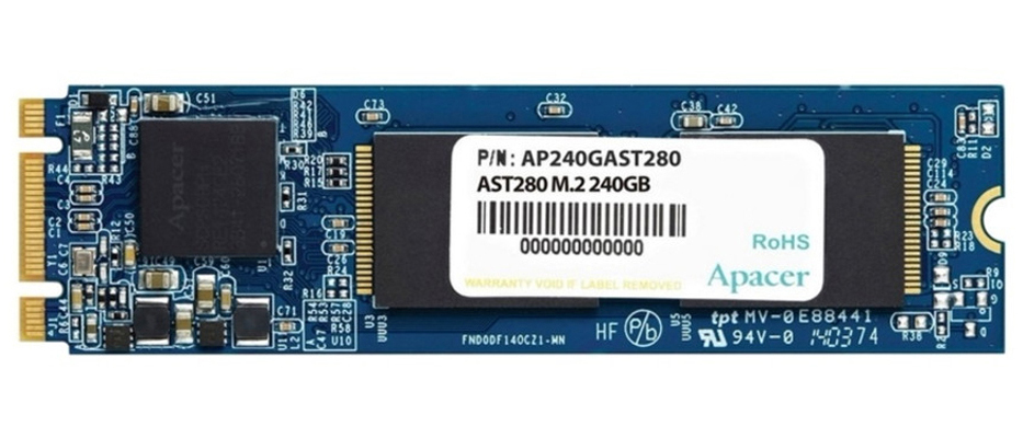 купить Твердотельный накопитель 240GB SSD Apacer AST280 M.2 2280 R520MB/s W495MB/s M2 PCIe AP240GAST280-1 в Алматы