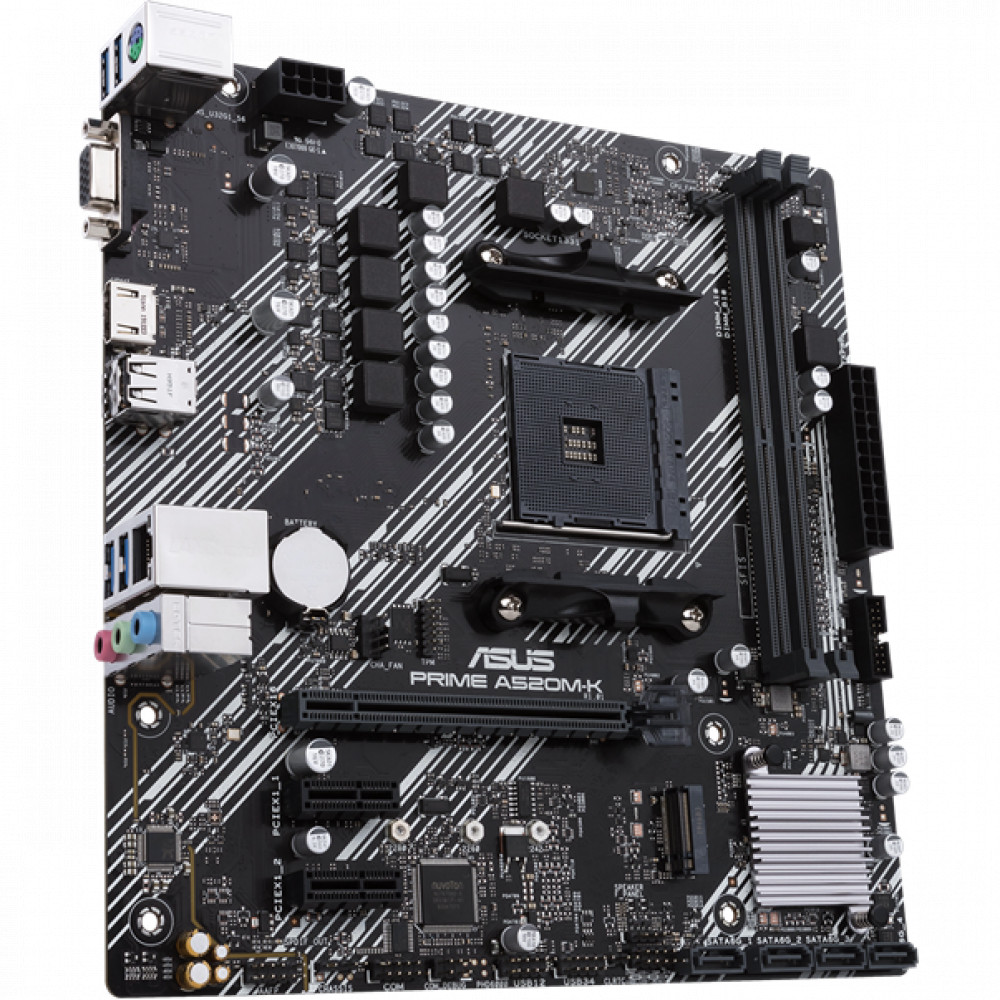 купить ASUS PRIME A520M-K sAM4 A520 2xDDR4 HDMI-VGA mATX в Алматы