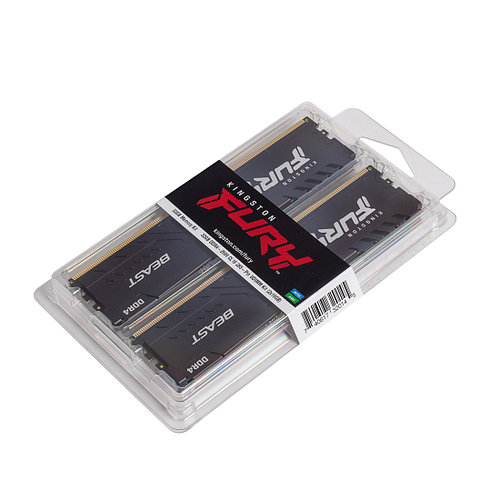 купить Комплект модулей памяти Kingston FURY Beast KF426C16BB1K2/32 DDR4 32GB (Kit 2x16GB) 2666MHz в Алматы