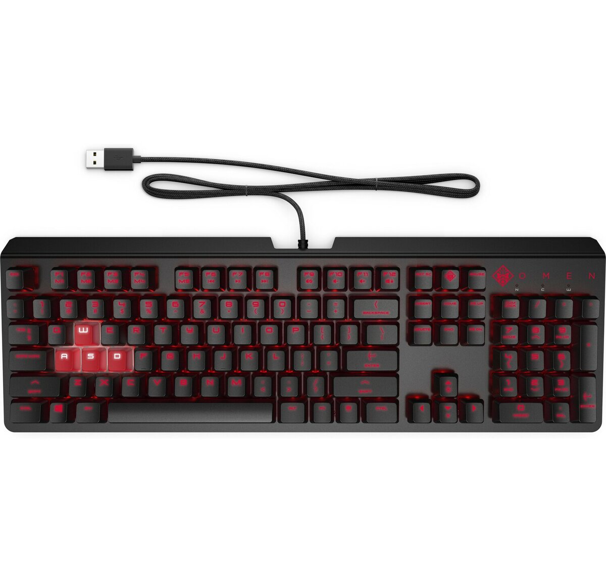 купить Клавиатура игровая HP OMEN Encoder 6YW76AA, красная в Алматы