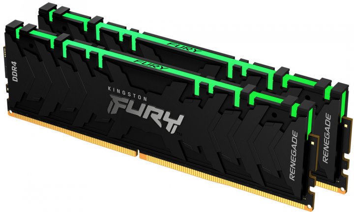 купить Модуль памяти Kingston Fury Renegade KF430C16RBAK2/64 DDR4 DIMM 64Gb KIT (2x32) 3000 MHz CL16 в Алматы