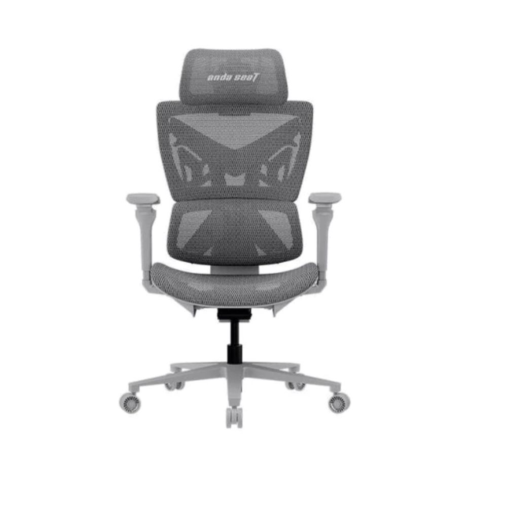 Купить Кресло AndaSeat X-Air Mega XL, сетчатая ткань, 3D-Armrests, серый в Алматы