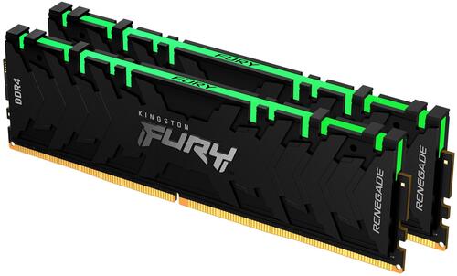 купить Модуль памяти Kingston Fury Renegade RGB KF432C16RBAK4/32 DDR4 DIMM 32Gb KIT (4x8) 3200 MHz CL16 в Алматы