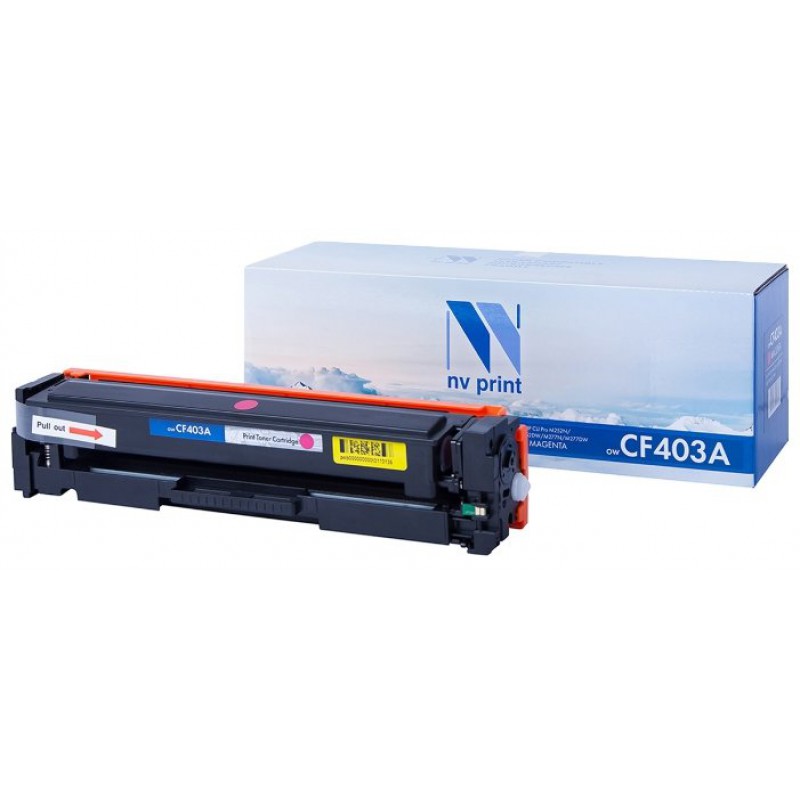 купить Картридж NVP совместимый HP CF403A Magenta для LaserJet Color Pro M252dw/M252n/M274n/M277dw/M277n (1400к)                                                                                                                                                  в Алматы