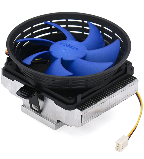 купить PCcooler Q100 V2, 4-пин, 115X/775/AM4-FM2, 16-20дБ, 1200-2200 об/мин, Al, 66W в Алматы