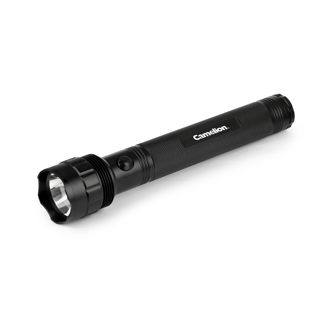 купить Алюминиевый фонарь светодиодный, Camelion, T511DB, 150 lm, Источник питания: 3 батарейки типа D в комплекте, Чёрный в Алматы