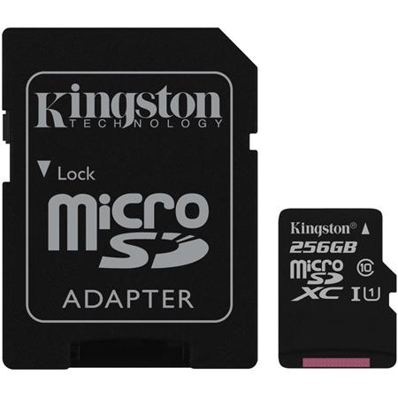 купить Карта памяти MicroSD 256GB Class 10 U1 Kingston SDCS/256GB в Алматы