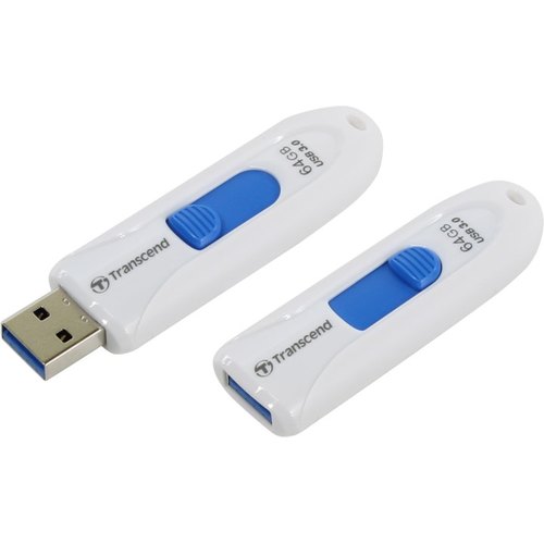 купить USB Флеш 64GB 3.0 Transcend TS64GJF790W белый в Алматы