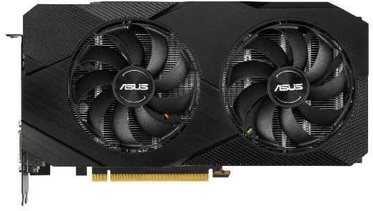 купить Видеокарта ASUS GeForce RTX2060 6GB DDR6 192-bit14000MHz DVI-Dx1 DUAL-RTX2060-6G EVO в Алматы
