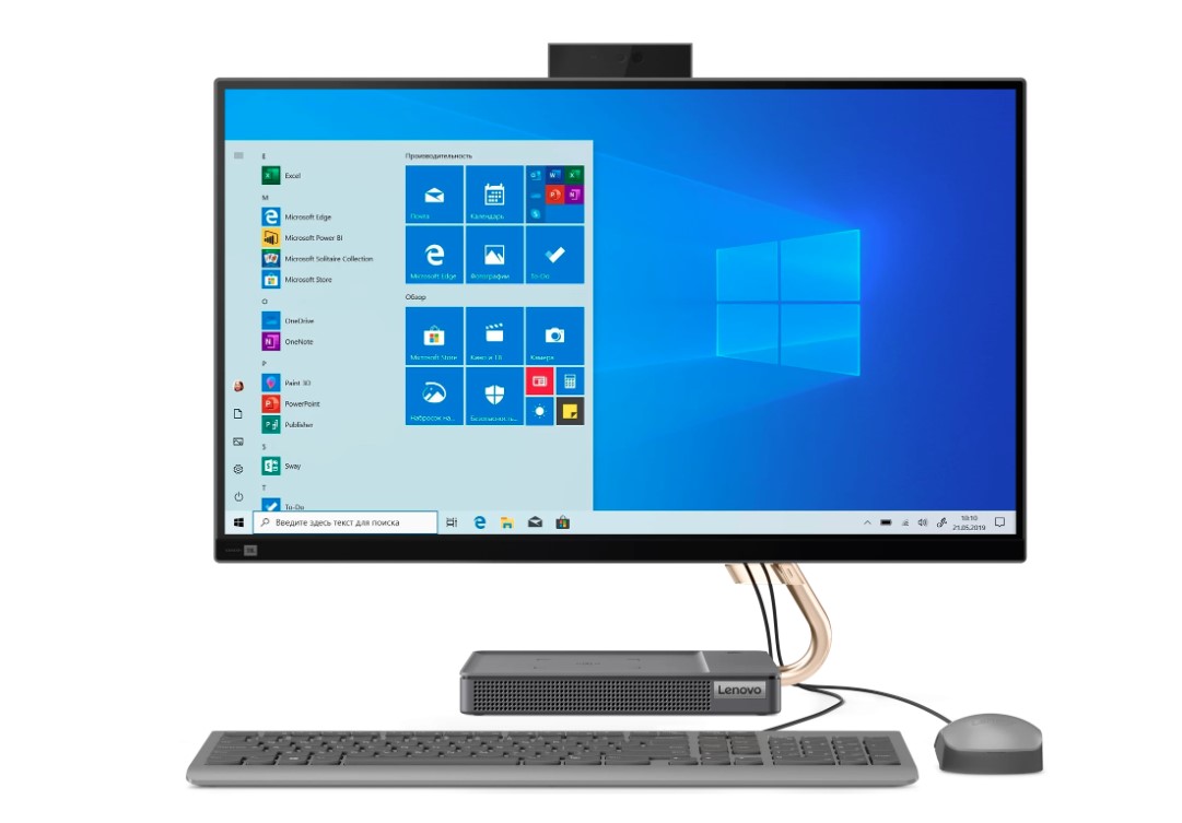 купить Моноблок Lenovo AIO5 27,0*QHD/Core i7-11700T/16gb/1TB SSD/GF RTX3050 4gb/Win11 (F0G4006BRK) в Алматы