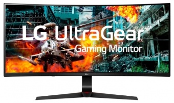 купить Монитор LG 34GL750-B, Цвет Черный/Красный, Диагональ 34*, Тип матрицы IPS, Максимальное разрешение 2560 ? 1440 Ultra HD,  Время отклика 1 мс, Соотношение сторон 16:9, Яркость 300cd/m2. в Алматы
