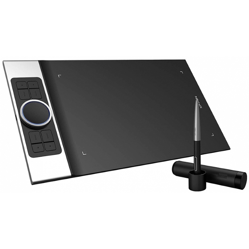 купить Графический планшет, XP-Pen, Deco Pro Small, Разрешение 5080 lpi, Чувствительность к нажатию 8192, Интерфейс USB, Рабочая область 230*130 мм., Серый в Алматы