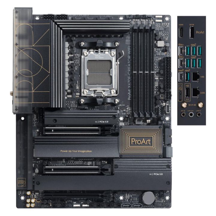 купить Сист. плата ASUS PROART X670E-CREATOR WIFI,  X670E, AM5, 4xDDR5, 3xPCI-Ex16, 4xM.2, 4xSATA, HDMI, 2xLAN, WIFI6E, BOX в Алматы