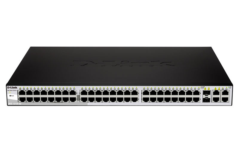 купить D-Link DES-1210-52/ME/C1A  Комм-тор управ 48 портов 10/100 + 4 комбо-порта /  в Алматы