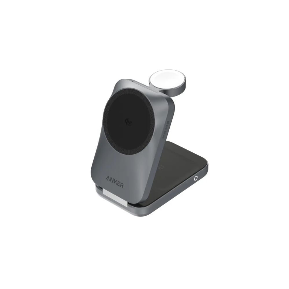 Купить Беспроводное зарядное устройство Anker Prime 3-in-1, MagGo, AirCool, Dock Stand (B25N1G21) Черный в Алматы