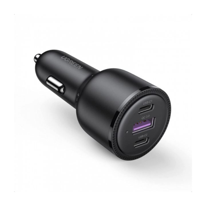 купить Автомобильное ЗУ Ugreen CD239 2*USB-C PD+USB-A 69W Fast Car Charger, 20467 в Алматы