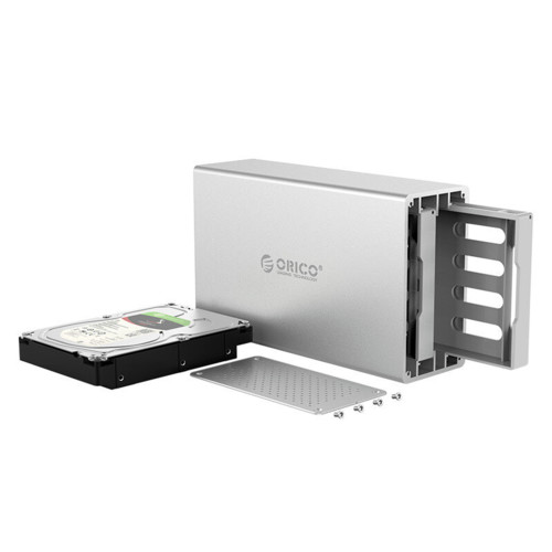 купить Система хранения данных HDD 3.5* ORICO WS200RC3-EU-SV <RAID 0,1, JBODUS, 5Gbps, Type-C HDDx2, до 20TB, 223*133*69mm> в Алматы