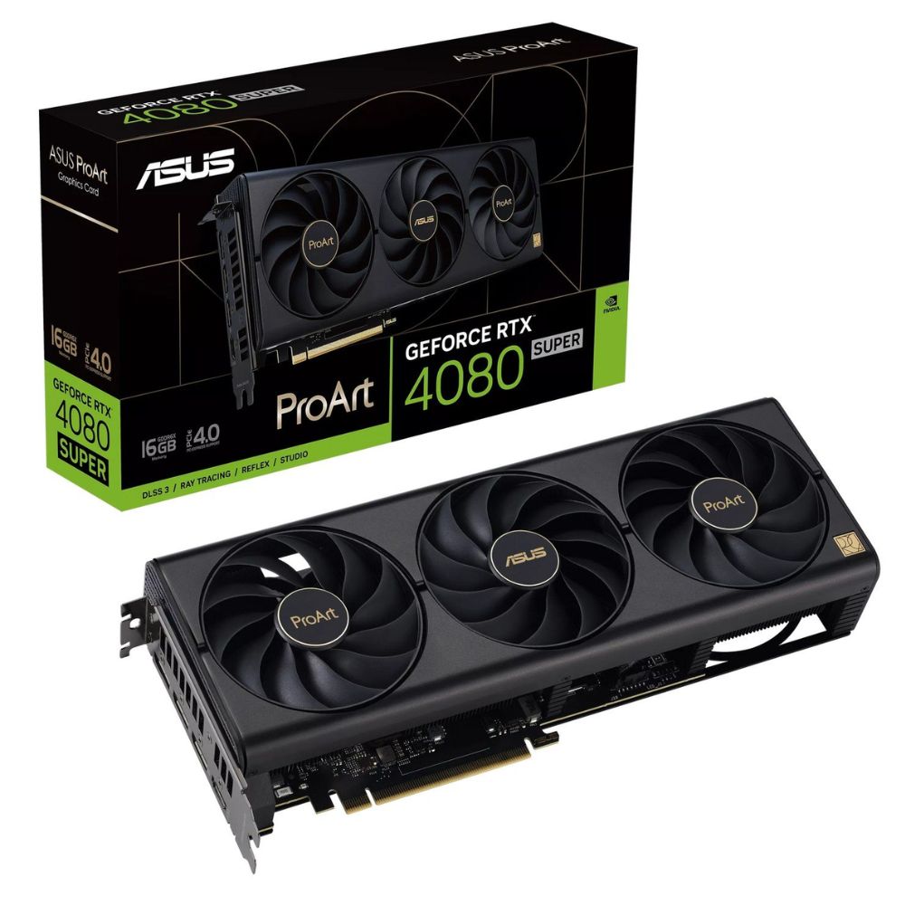 купить Видеокарта ASUS GeForce RTX4080 SUPER OC 16GB PROART-RTX4080S-O16G в Алматы