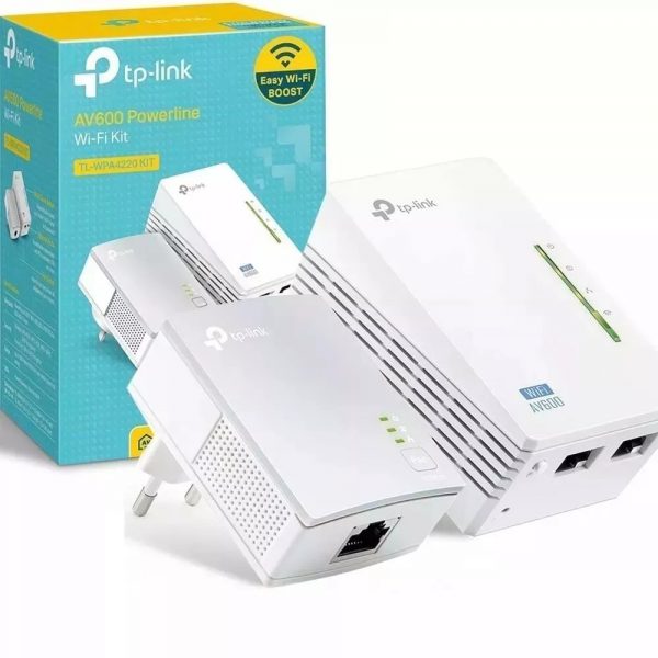 купить Сетевой адаптер Powerline Tp-Link TL-WPA4220 KIT <AV500 Powerline Extender Twin Pack, 500Mbps HomePlug AV, Ethernet Port 10/100Mbps, Wireless 802.11b/g/n 300Mbps> в Алматы