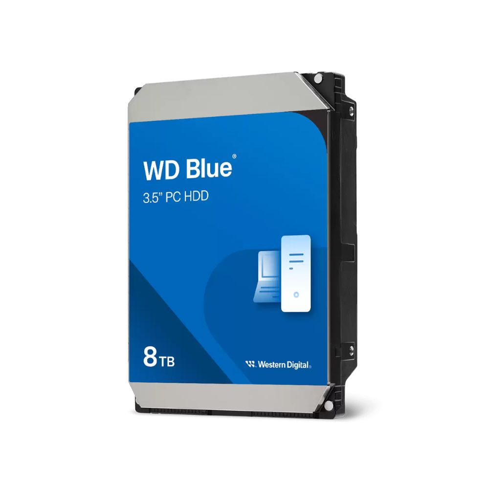 Купить Жесткий диск HDD 8Tb Western Digital Blue SATA 6Gb/s 256Mb 5640rpm WD80EAAZ в Алматы