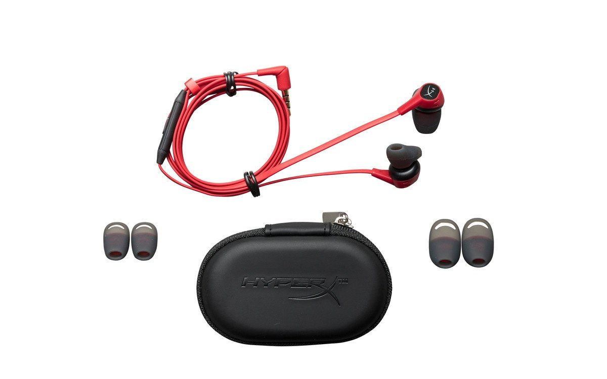 купить Наушники-вкладыши проводные HyperX HX-HSCEB-RD в Алматы