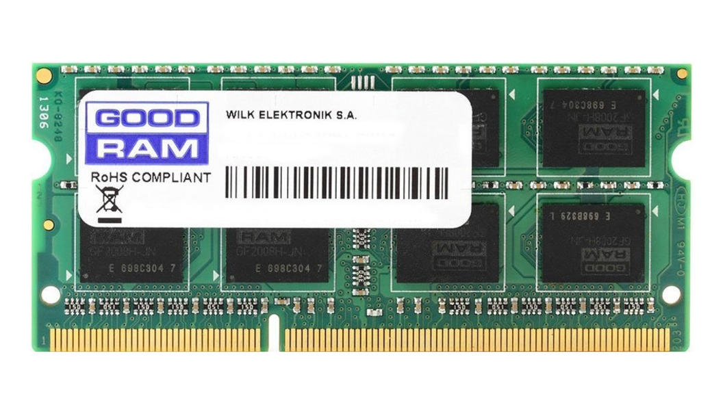 купить Оперативная память для ноутбука 8GB DDR4 2400Mhz GOODRAM PC4-19200 SO-DIMM 1.2V GR2400S464L17S/8G в Алматы