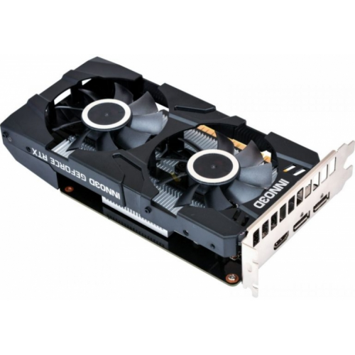 купить 4GB GTX 1650 GDDR6 128-bit 1410/1620 MHz, HDMI, 2DP, PCIe3.0x16, Inno3D GTX1650 Twin X2 OC (N16502-04D6X-1177VA25) в Алматы