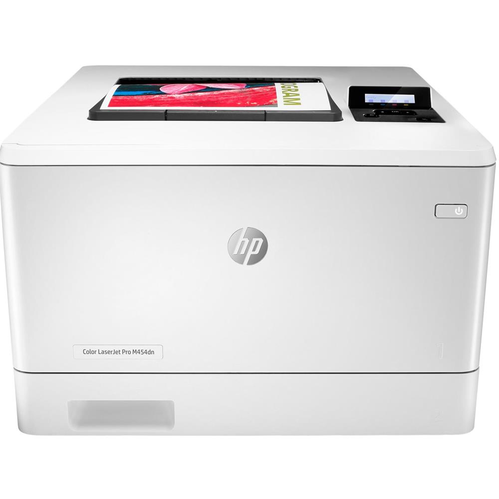 купить Принтер лазерный HP W1Y44A Color LaserJet Pro M454dn Printer, A4, 600 x 600dpi, цв.-27стр/мин, ч/б-27стр/мин, RJ-45, USB в Алматы