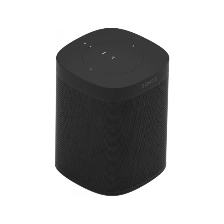 купить Портативная колонка Sonos One Black+Стойки для колонок Sonos Stands for ONE and PLAY:1 (Black) Pair в Алматы