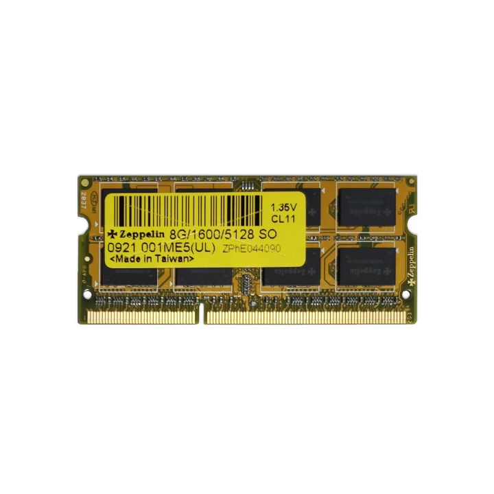 купить Оперативная память SODIMM DDR3 PC-12800 (1600 MHz)  8Gb Zeppelin  (память для ноутбуков) <512x8> в Алматы