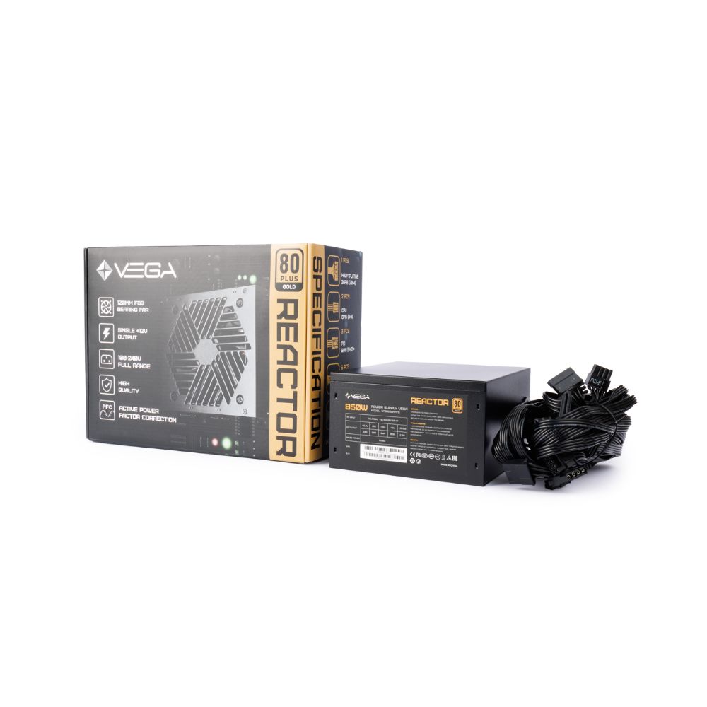 Купить Блок питания Vega REACTOR +Gold 850w APFC в Алматы