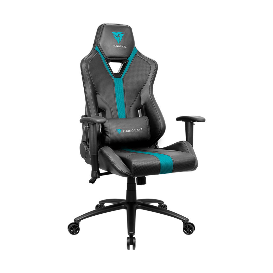 купить Игровое компьютерное кресло, ThunderX3, YC3 BC, Искусственная кожа PU AIR, (Ш)66*(Г)83*(В)125 (135) см,Чёрно-Голубой в Алматы