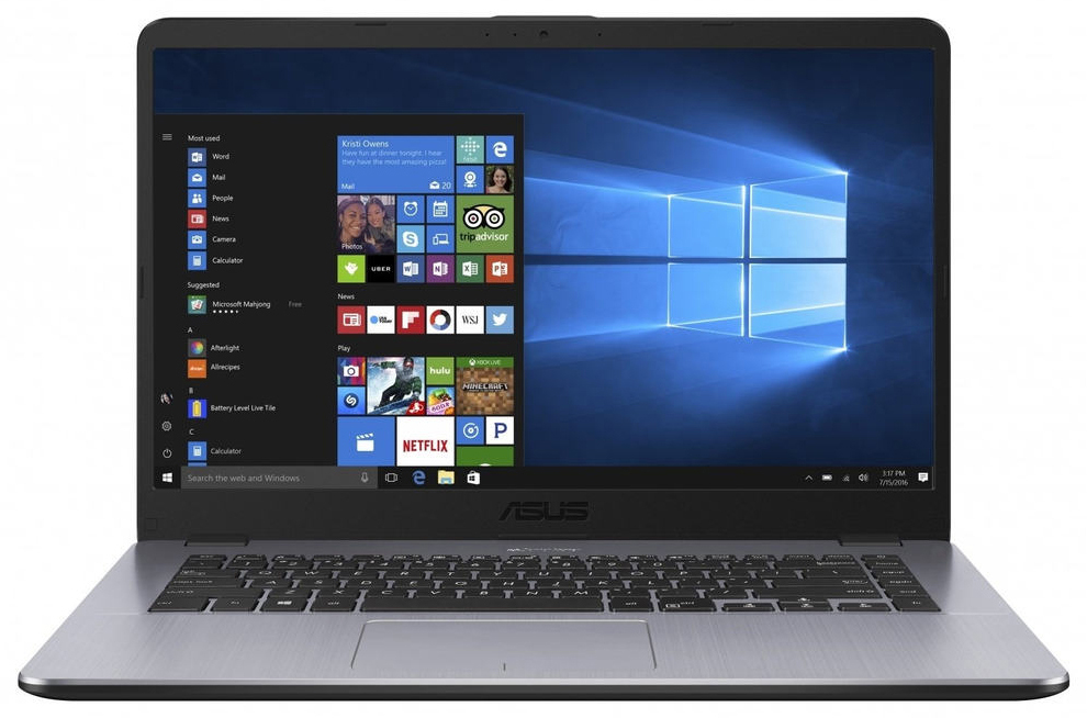 купить Ноутбук Asus VivoBook X505ZA-BR134T 15.6** HD(1366x768) nonGLARE/AMD Ryzen 5 2500U 2.0GHz Quad/8GB/1TB/R Vega 8/noDVD/WiFi/BT/0.3MP/4in1/USB3.1/3cell/1.67kg/W10/1Y/DARK GREY в Алматы