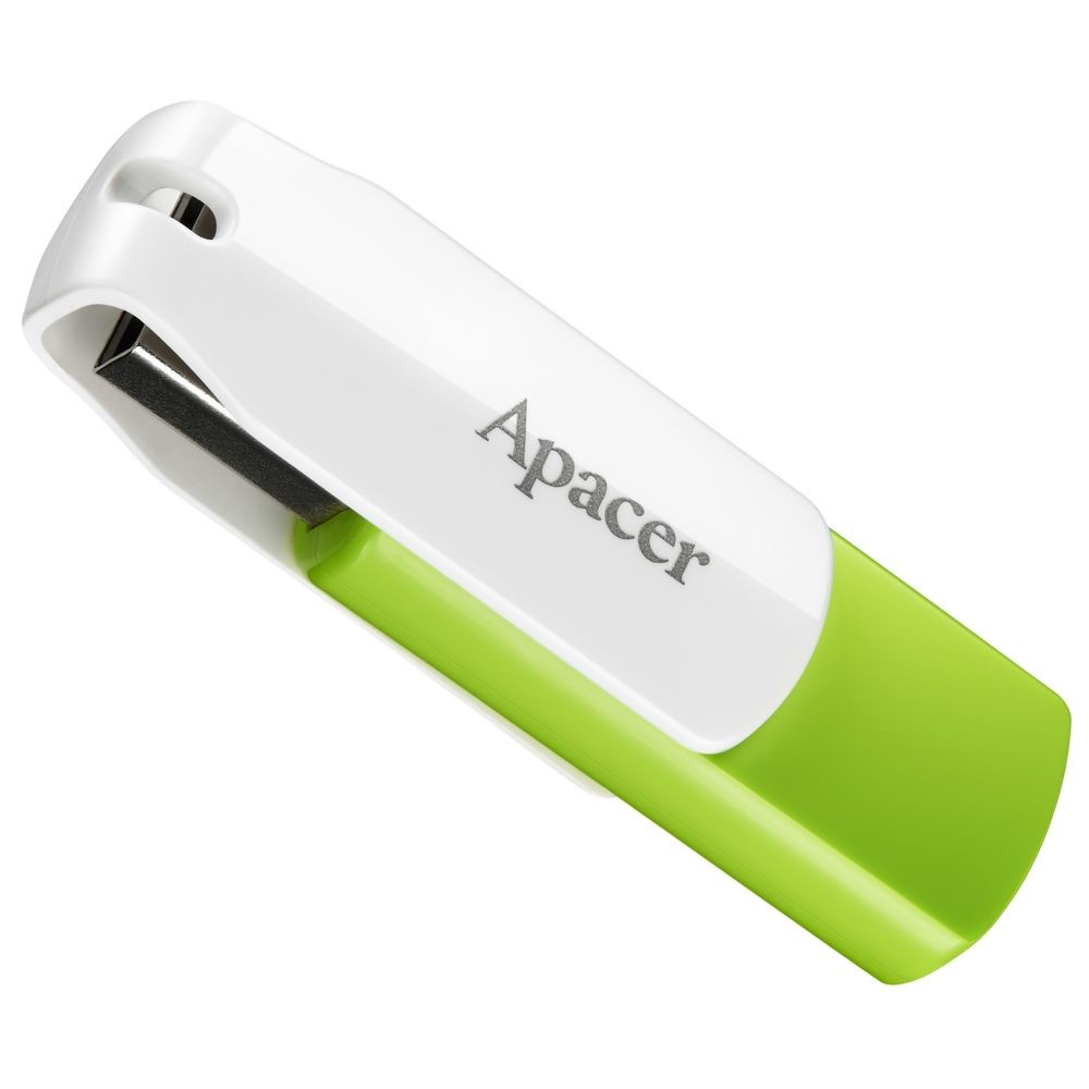 купить USB-накопитель, Apacer, AH335, AP64GAH335G-1, 64GB, USB 2.0, Зеленый в Алматы
