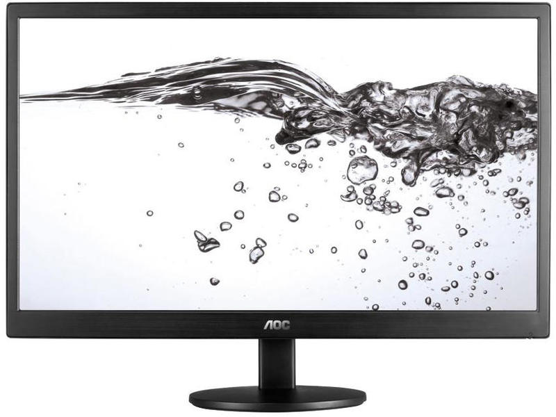 купить Монитор 23.6* AOC E2470SWDA/01 TFT TN 5мс 250cd/m2 1000:1 100M:1 1xD-Sub 1xDVI 2x2W Черный в Алматы