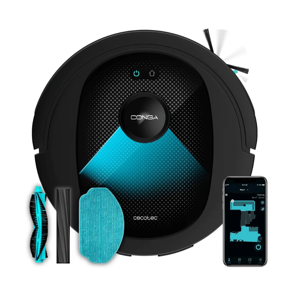 купить Пылесос-робот Cecotec Conga 8490 Ultimate Ultra Power черный в Алматы