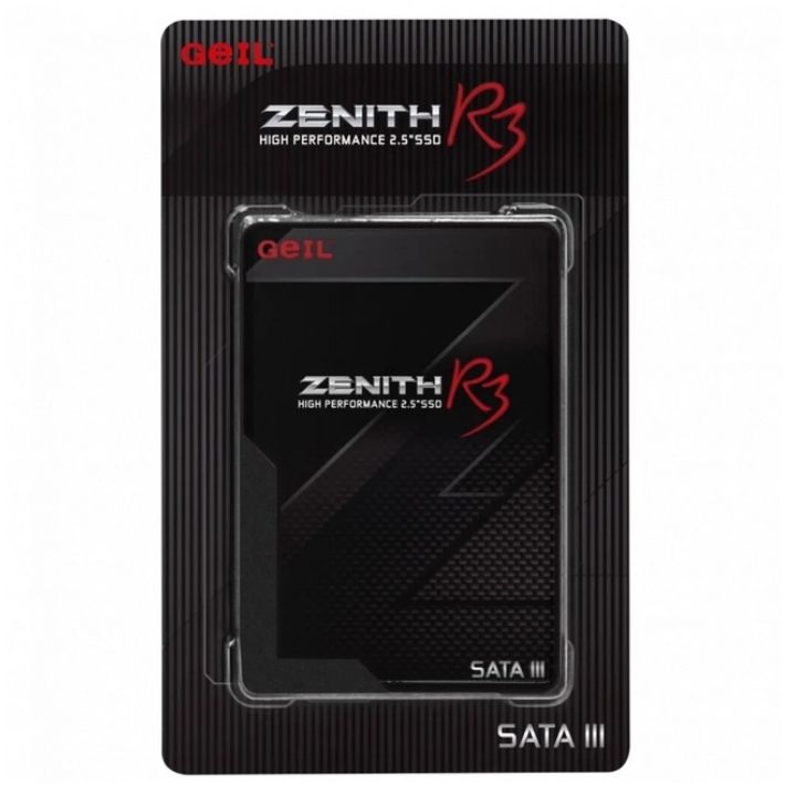 купить Твердотельный накопитель 128GB SSD GEIL FD09DCDH ZENITH R3 2.5&rdquo; SATA3 R550MB/s W490MB/s GZ25R3-128G в Алматы