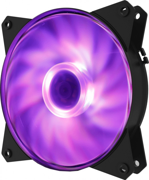 купить Вентилятор для корпуса CoolerMaster MasterFan MF121L RGB 120x120x25 1200RPM 32CFM 3-pin R4-C1DS-12FC-R2 в Алматы