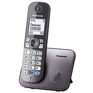 купить Радиотелефон PANASONIC KX-TG6811 (CAM) Металлик. АОН, Caller ID (журнал на 50 вызовов), Функция резервного питания, Радионяня.                                                                                                                             в Алматы