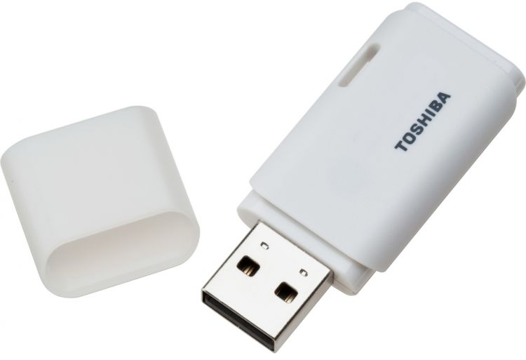 купить USB-ФЛЕШ-НАКОПИТЕЛЬ 64Gb TOSHIBA U202 USB 2.0 THN-U202W0640E4 WHITE  в Алматы