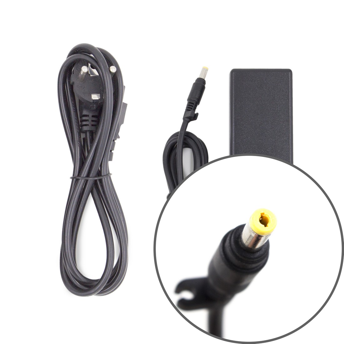 купить Персональное зарядное устройство, DELUXE, DLHP-35-475175, HP, 18.5V/3.5A 65W 4.75*4.2*1.75, Чёрный, Цветная коробка в Алматы