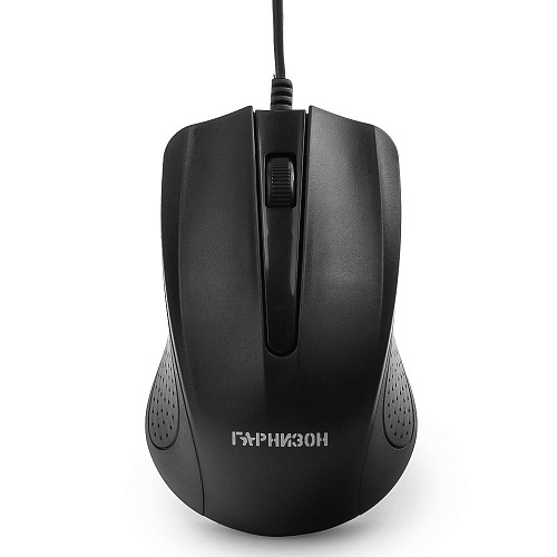купить Мышь Гарнизон GM-105, USB, чип- Х, черный, 800 DPI, 2кн.+колесо-кнопка, кабель 1,5м в Алматы